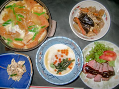 ホテル雪見荘お食事例