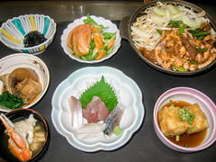 ホテル雪見荘お食事例