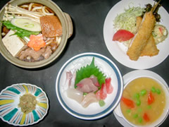 ホテル雪見荘お食事例