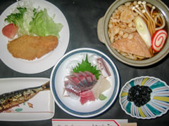ホテル雪見荘お食事例