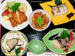 ホテル雪見荘お食事例