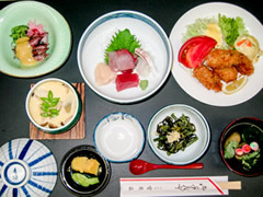 ホテル雪見荘お食事例