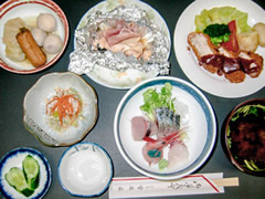 ホテル雪見荘お食事例